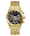 Produktbild: Guess Herren Uhr Armbanduhr Multifunktion CONTINENTAL GW0260G2 Edelstahl gold