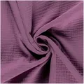 Produktbild: 50x130cm Musselin Stoff uni Oeko-Tex zertifiziert Meterware Mulltuch Baumwolle