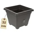Produktbild: GarPet Pflanzkübel Pflanzkübel Groß Außen Pflanzkübel Rechteckig Blumenkübel 25 35 40 35 cm