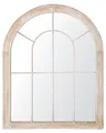 Produktbild: Beliani Romantischer Wandspiegel in Beige Fensteroptik 69 x 89 cm Embry