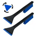 Produktbild: 2 Auto Eiskratzer Schwarz Blau MURSKA Eisschaber 365mm Schnee Bürste Feger Besen