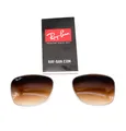 Produktbild: 2 Ray Ban Brillengläser Wayfarer 2140 50/ Farbe braun Verlauf 1 Paar Neu