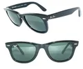 Produktbild: Ray Ban SONNENBRILLE SCHWARZ GRÜN WAYFARER RB 2140 901 MEGA 2132 BRILLE 0840 BAG