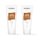 Produktbild: 2x Goldwell Duals. Color Revive Farbgebender Conditioner Neutrales Braun 200ml