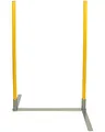 Produktbild: SPORTIKEL24 2by2 Weave Poles – Gelb – 2er Set Agility-Slalomstangen mit Metallbasis – für Training & Parcoursaufbau – erweiterbar & mobil