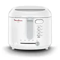 Produktbild: Moulinex AF2031 Fritteuse, Uno, Kapazität 1 kg für 4 Personen, Öl-Fassungsvermögen 1,8 l, Weiß