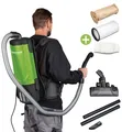 Produktbild: Industrie-Rucksacksauger Staubsauger Cleancraft flexCAT 104 + Düsensatz