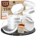 Produktbild: WEIDEBACH® 12x Dezente Türpuffer Transparent, Türstopper Wand Selbstklebend 20x5 mm, Elastikpuffer für Bad, Glasflächen, Wände, Gummistopper, Klebepunkte
