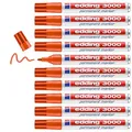 Produktbild: Permanent Marker Edding 3000 Orange (10 Units) NEU