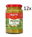 Produktbild: 12x Mutti Pesto Verde Pomodori Verdi Grünes Tomatenpesto Pasta Sauce Glas 180g