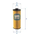 Produktbild: Ölfilter UFI 25.005.00 Filtereinsatz für F90 E2000 MAN TGA F2000 DEUTZ AGROTRON