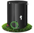 Produktbild: Melko Regentonne Regenwassertank faltbar Regenfass Wassertank Regenwassertonne, 100 l, (Stück, Stück), inkl. 2 Meter Wasserschlauch mit Anschluss