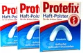 Produktbild: 3x Protefix Haft-Polster Unterkiefer Prothesen Haftsicher 30 Stück Haftpolster