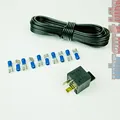Produktbild: Hella Scheinwerfer Anschluß-Kit inkl. 12V Relais, Flachstecker, Fahrzeugleitung