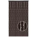 Produktbild: Arsvita Türvorhang Flauschvorhang Breite: 80cm (1 St), Ösen, blickdicht, Insektenschutz Fadengardine für Balkon, Terrasse, Pavillon, Camping braun 80 cm x 220 cm
