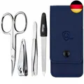 Produktbild: marQus Maniküre Set 4 teilig Reiseset mit Feile aus Solingen Nagelpflegeset