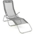 Produktbild: VCM Liegestuhl | |Gartenliege | Maße 160x48x100cm | Sonnenliege | Liegestuhl Liege | Relaxliege | Grau