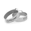 Produktbild: Grillrost.com Das Original Burgerringe aus massivem Edelstahl - im Doppelpack - perfekt für Plancha und Feuerplatte