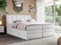 Produktbild: MKS MÖBEL Boxspringbett GOLD 10 KING (Set, zwei Bonell-Matratzen, zwei Multipocket-Matratzen, Topper T25/Visco), Polsterbett mit Bettkasten und fünf Matratzen - Stauraumbett