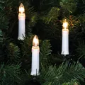 Produktbild: Weihnachtsbaumkette außen Kerzen Lichterkette Candle wei Star Trading 410-55