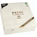 Produktbild: Papstar Servietten Royal Collection Ornaments, 40 x 40 cm, 1/4-Falz, weiß, 50 Stück