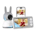 Produktbild: wansview Babyphone mit Kamera 2,4/5 GHz WLAN- 5 1080P Video babyfone mit App,...