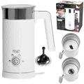 Produktbild: Adler Europe AD4494 Elektrischer Milchaufschäumer, Erwärmung, Antihaft-Beschichtung, 4 Funktionen: Cappuccino, Latte, Erhitzen, Kaltschaum, 2 Schaumarten: Cappuccino und Latte