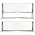 Produktbild: BazookaGoal Tennisnetz 300x100cm Komplettset - verstell- und zusammenklappbar - Volleyballnetz für Kinder und Erwachsene - ausziehbar-und faltbar -Tennis - Volleyball - Badminton Netz - Hohe Qualität