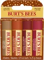 Produktbild: Burt's Bees Geschenkset | Lippenbalsam-Set mit Bienenwachs und Vitamin E | 100 % natürlichen Ursprungs | Chai Tea, Kürbisgewürz, Vanille-Ahorn, Granatapfel | 4 x 4,25 g