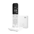 Produktbild: Gigaset CL390A - Schnurloses Design DECT-Telefon mit Anrufbeantworter und Freisprechfunktion - Akustik-Profilen - großem Grafik Display und großer Anzeige im Wahlmodus & Telefonmenü, lucent white