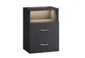 Produktbild: Casaria Nachttisch Jamie (1-St), mit Touch LED Beleuchtung 40x28x55cm Dimmbar Holz 2 Schubladen Bett