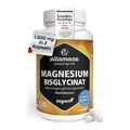 Produktbild: Magnesium Bisglycinat Kapseln hochdosiert, 1500 mg in nur 2 Kapseln davon 300...