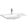 Produktbild: Laufen Meda Waschtisch H8141177571111 77,5x44,5cm, aus Marbond, ohne Überlauf, mit Hahnloch, weiß matt