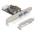 Produktbild: Delock 89243 2 Port PCIe 2.0 x1 inkl. Low Profile Slotblech retail