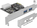 Produktbild: USB Controller PCIe intern USB3.0 Erweiterungskarte Delock 2x USB3.0 Computer/PC