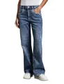 Produktbild: STREET ONE Damen Style Wideleg 1-knopf 59 Wide Leg Jeans, Mid Blue Random, 31W / 30L EU
