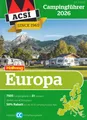 Produktbild: ACSI Campingführer Europa 2026 inklusive Ermäßigungskarte