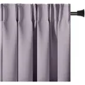 Produktbild: AmeliaHome Gardine Gardine Vorhang Einfarbig Verdunklungsvorhang Aufhängung Pleat (1 St), Kräuselband, verdunkelnd rosa 140 cm x 270 cm