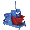Produktbild: Ecolab GmbH & Co. OHG ECOLAB Doppelfahreimer Perfekt Duo, 4-teiliger Wischeimer, 2 x 18 Liter, DFT18 10000011