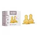 Produktbild: BIBS 2er-Pack Flaschensauger. Anti-Kolik. Extra Sauger für BIBS Babyflaschen. Runde Saugerform. - Naturkautschuk/Latex. Fast Flow