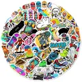 Produktbild: Skateboard Aufkleber  50 Stück Graffiti Stickers für Motorräder, Fahrrad, Sno...