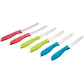 Produktbild: WMF Messerset Bunt, Kunststoff, 6-teilig, ergonomischer Griff, Kochen, Küchenmesser, Messersets