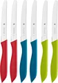 Produktbild: WMF Messer Set 6-tlg Frühstück Brötchen Vesper Edelstahl Rot Grün Blau Bunt 23cm