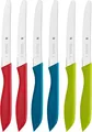 Produktbild: WMF Frühstücksmesser bunt Set 6-teilig Classic 23cm Brötchenmesser Wellenschliff