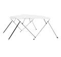 Produktbild: vidaXL Schutzplane, 4-Bow Bimini Top Weiß 243x180x137 cm