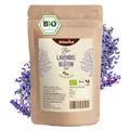 Produktbild: Lavendelblüten Bio getrocknet 250g | getrockneter Lavendel | Bio-Lavendel-Tee | 100% natürlich - Lebensmittelqualität | aus kontrolliert biologischen Anbau | vom Achterhof