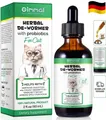 Produktbild: Wurmkur Katzen 60ml Parasitenbekämpfung Verdauungstärkung natürliche Inhaltss...