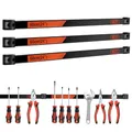 Produktbild: CCLIFE 3tlg Magnetleiste Werkzeug 60cm 23kg Magnetschiene Magnetisch Werkzeugleiste für Werkstatt