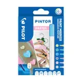 Produktbild: Pilot - Pintor, Wallet of 6 Creative Multi-Surface Water-Based Permanent Markers