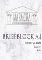 Produktbild: Briefblock A4 Marmora 50 Blatt 80 g/qm; grau